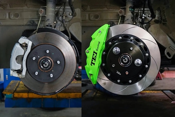 Выкованный ротор набора 355x28MM тормоза поршеня фронта 4 крумциркуля для БОНДАРЯ F54 F55 F56 F55 F57 F60 2010-2019 18&quot; BMW МИНИ колесо